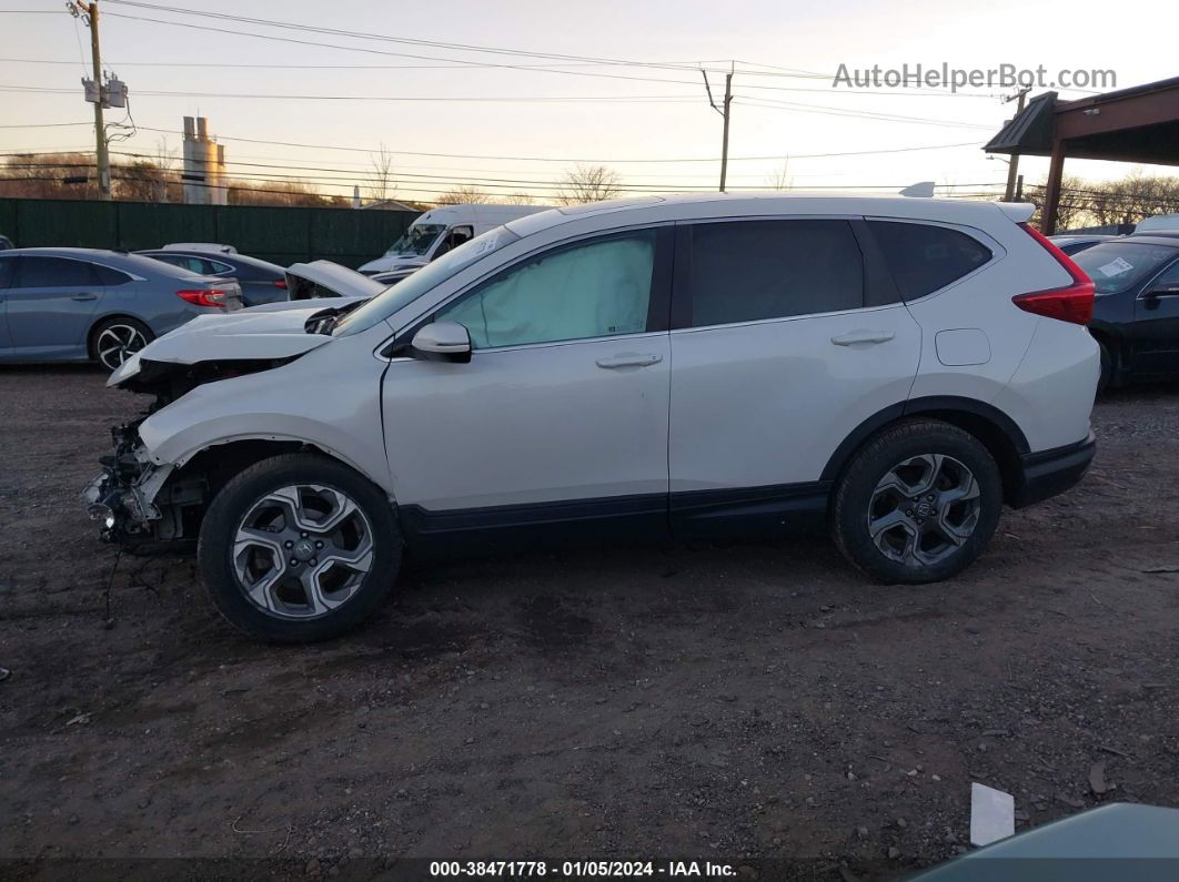 2019 Honda Cr-v Ex-l White vin: 5J6RW2H86KA005674