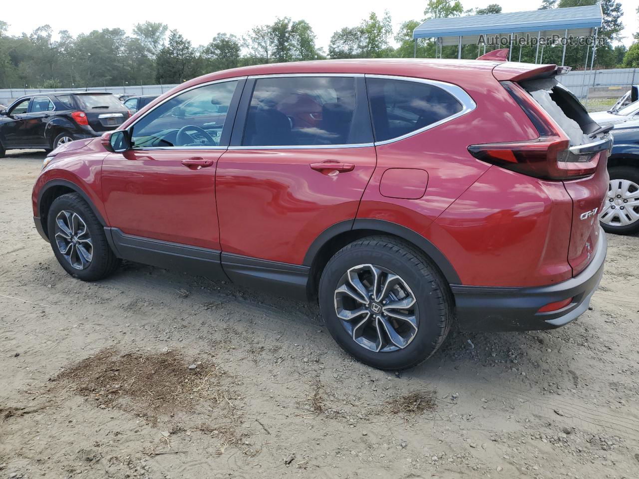 2020 Honda Cr-v Exl Red vin: 5J6RW2H86LL025414