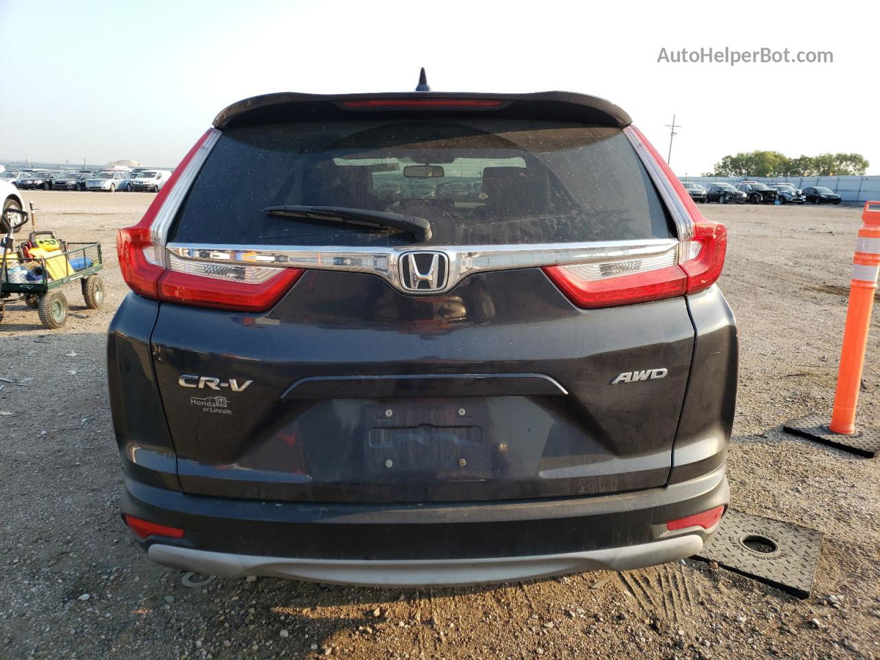 2017 Honda Cr-v Exl Black vin: 5J6RW2H87HL003350