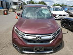 2017 Honda Cr-v Exl Maroon vin: 5J6RW2H87HL048708