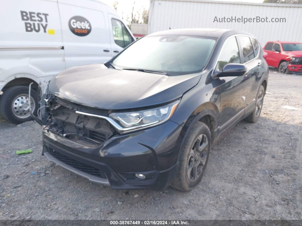 2019 Honda Cr-v Ex-l Черный vin: 5J6RW2H87KA002539