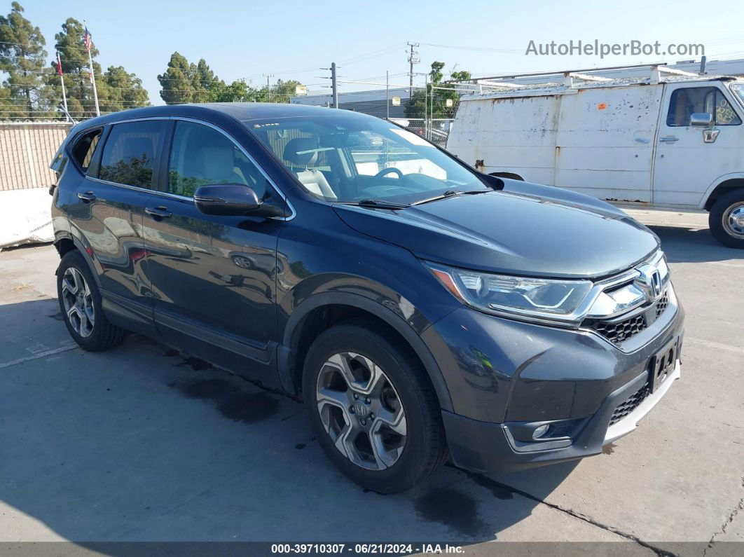 2019 Honda Cr-v Ex-l Gray vin: 5J6RW2H87KA003447