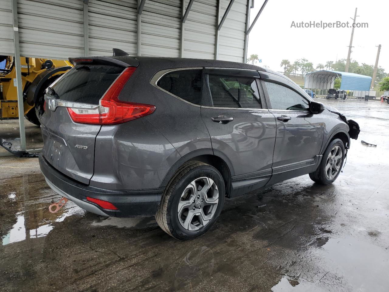 2019 Honda Cr-v Exl Gray vin: 5J6RW2H87KA003593