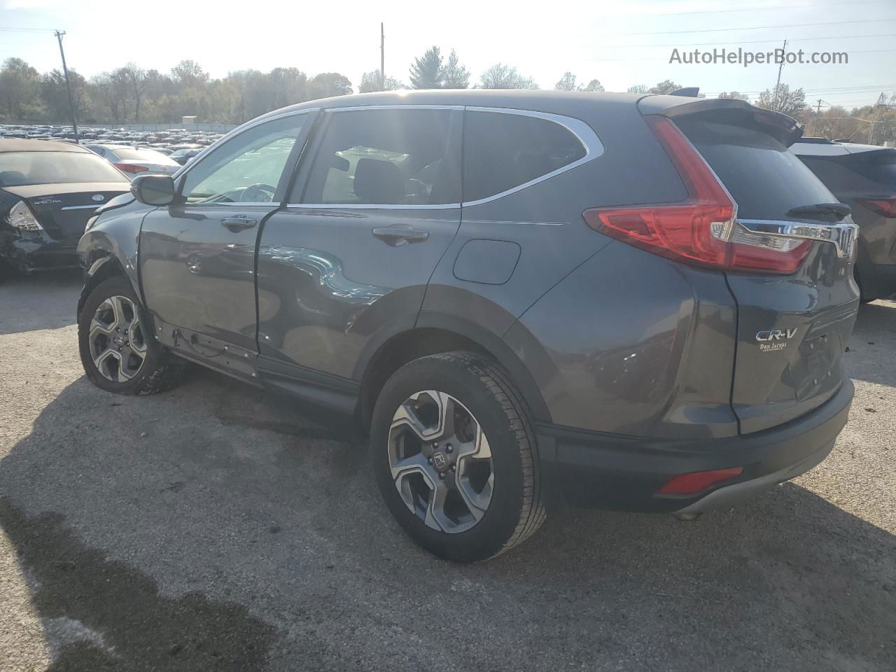 2019 Honda Cr-v Exl Gray vin: 5J6RW2H87KA015341