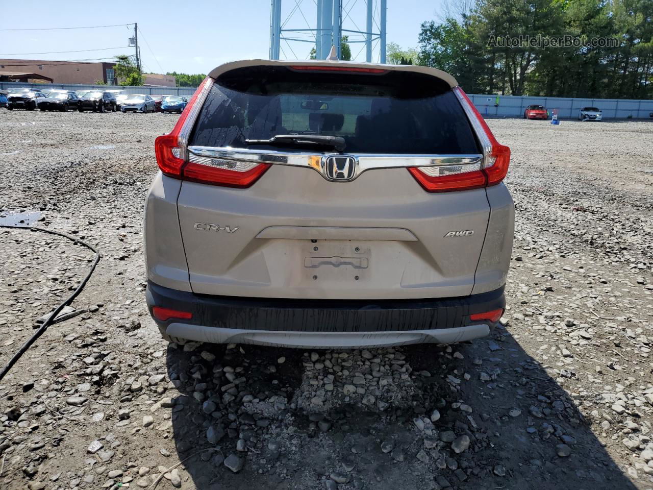 2017 Honda Cr-v Exl Cream vin: 5J6RW2H88HL038866