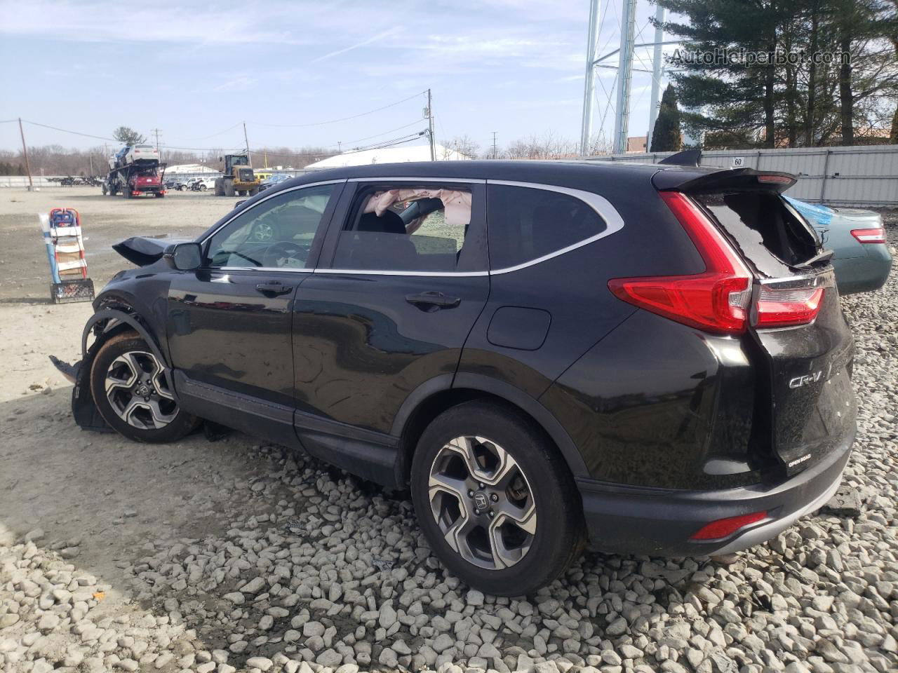 2017 Honda Cr-v Exl Black vin: 5J6RW2H89HL010087