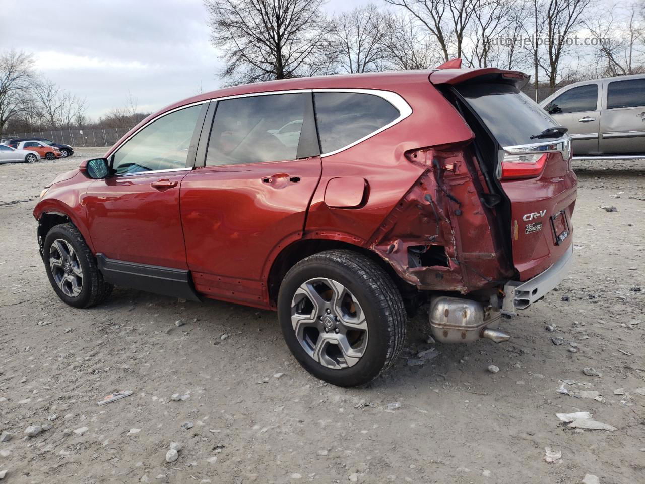 2018 Honda Cr-v Exl Red vin: 5J6RW2H89JL021774