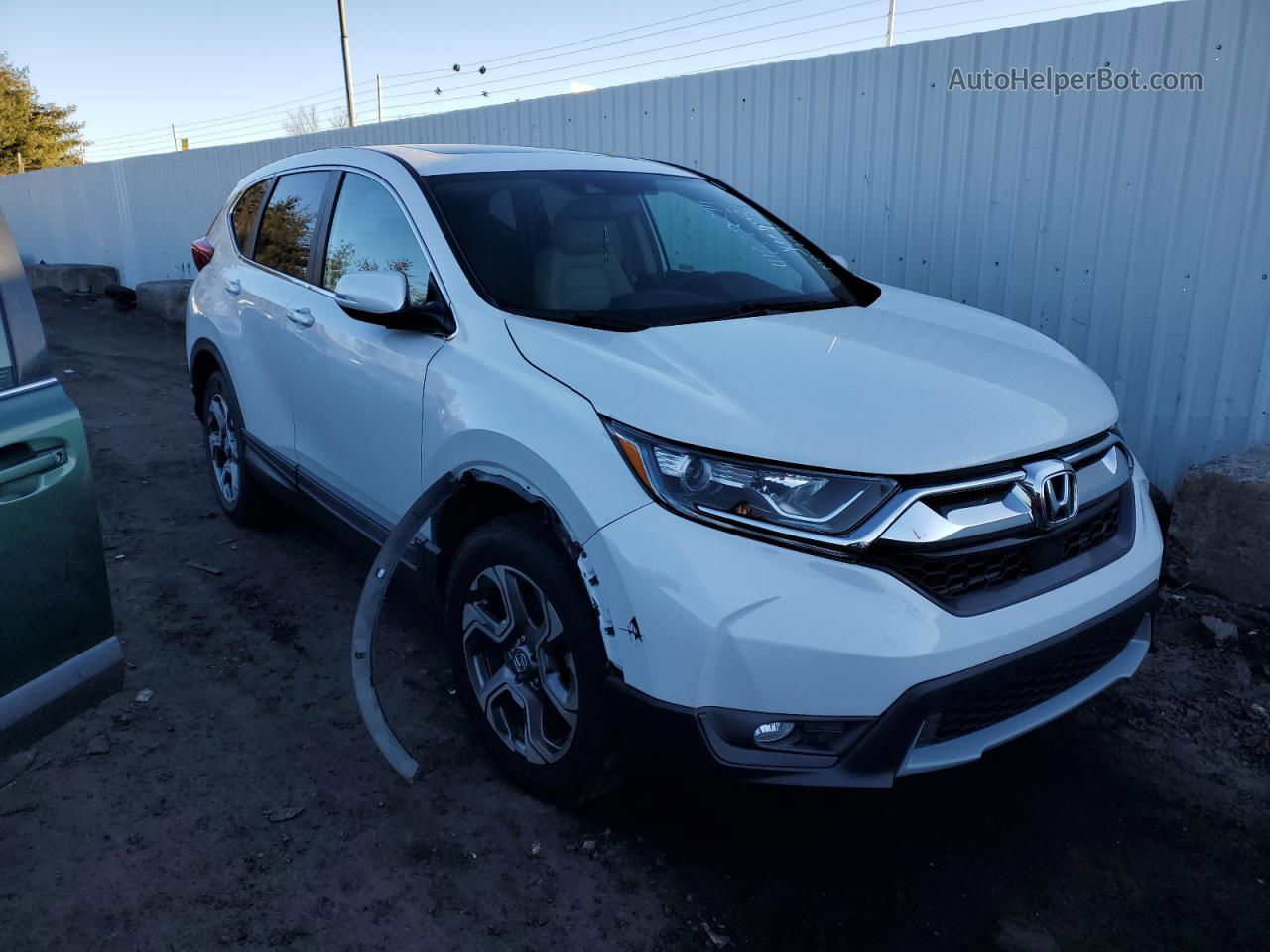 2019 Honda Cr-v Exl Белый vin: 5J6RW2H89KA010058