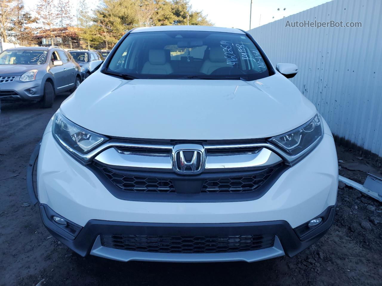 2019 Honda Cr-v Exl White vin: 5J6RW2H89KA010058