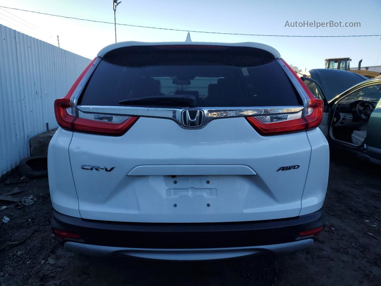 2019 Honda Cr-v Exl White vin: 5J6RW2H89KA010058