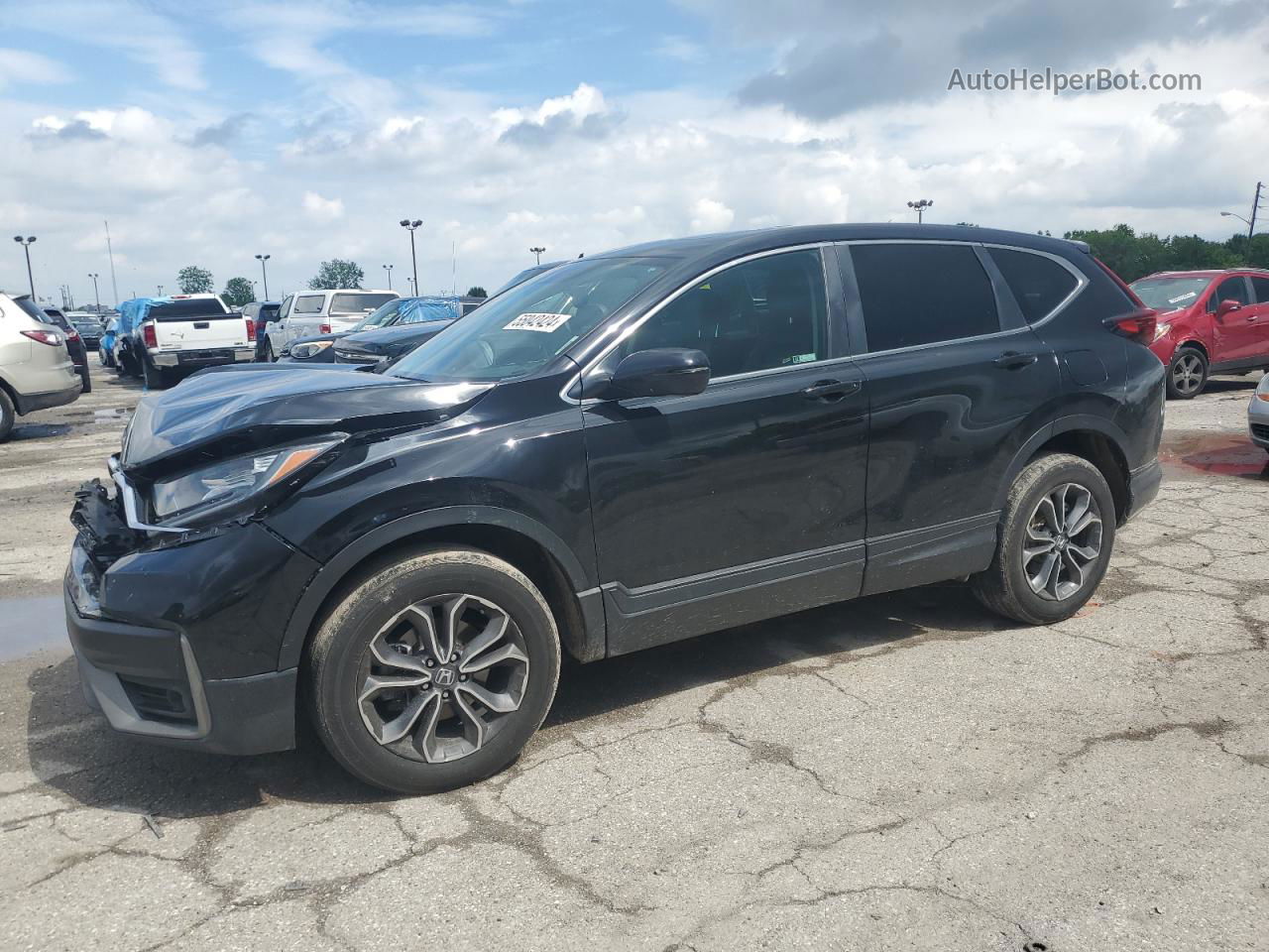 2020 Honda Cr-v Exl Black vin: 5J6RW2H89LL045074