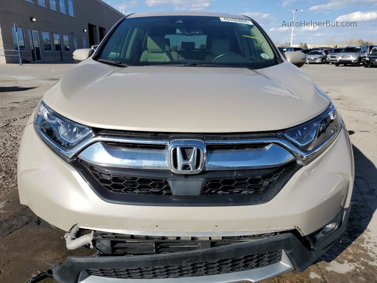 2017 Honda Cr-v Exl Cream vin: 5J6RW2H8XHL062649