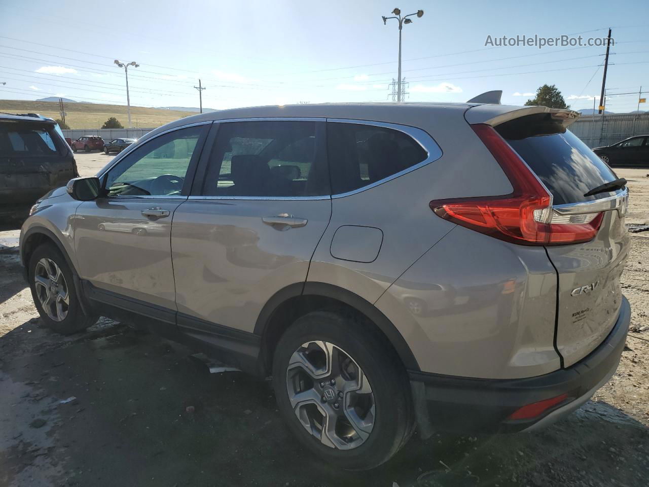 2017 Honda Cr-v Exl Cream vin: 5J6RW2H8XHL062649