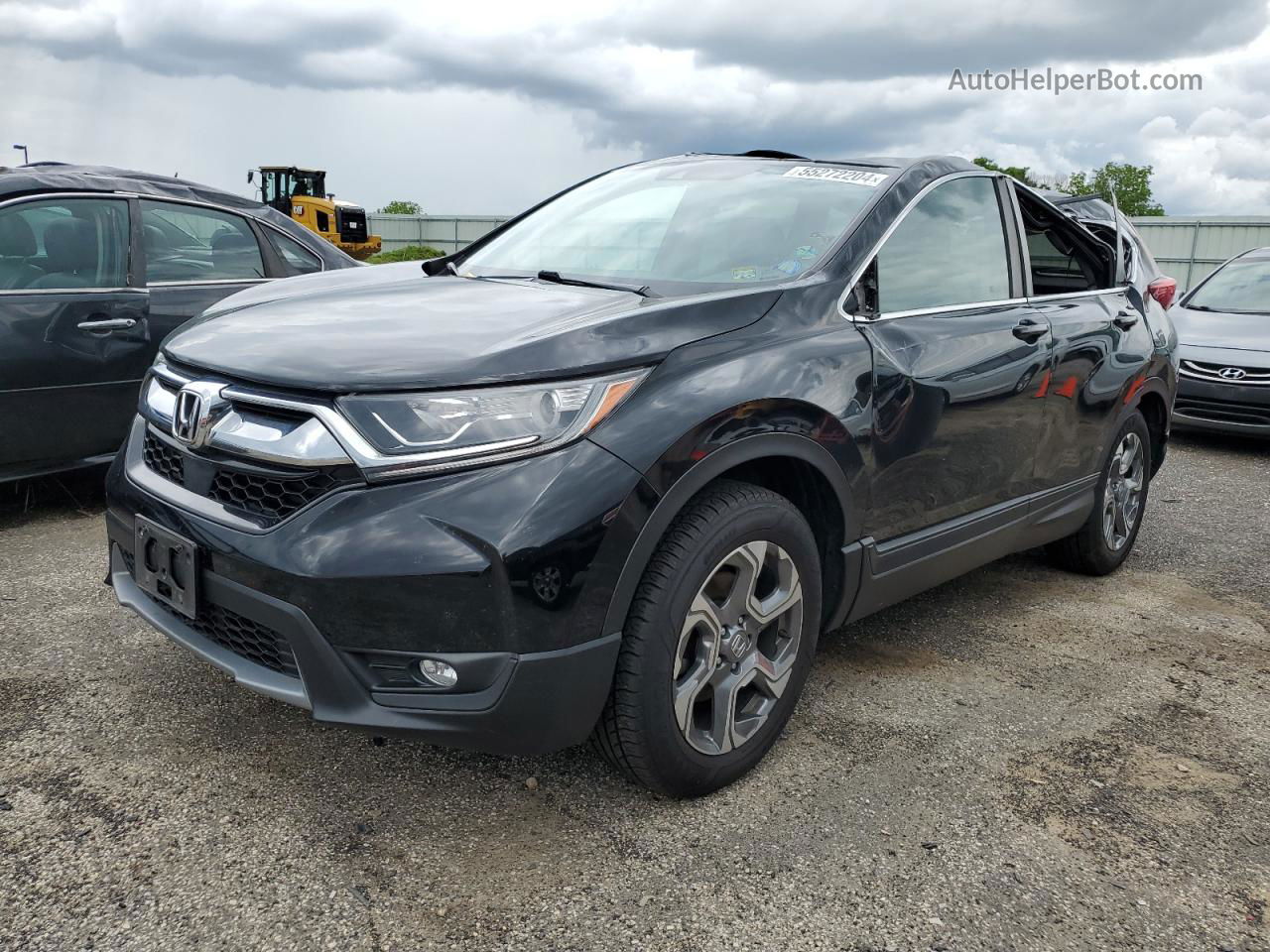 2017 Honda Cr-v Exl Black vin: 5J6RW2H8XHL076888