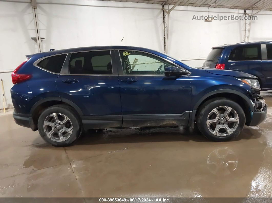 2019 Honda Cr-v Ex-l Blue vin: 5J6RW2H8XKL001759