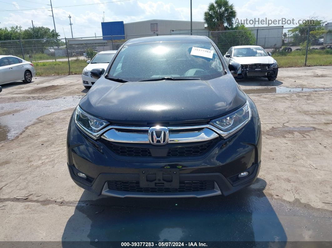 2019 Honda Cr-v Ex-l Black vin: 5J6RW2H8XKL033515