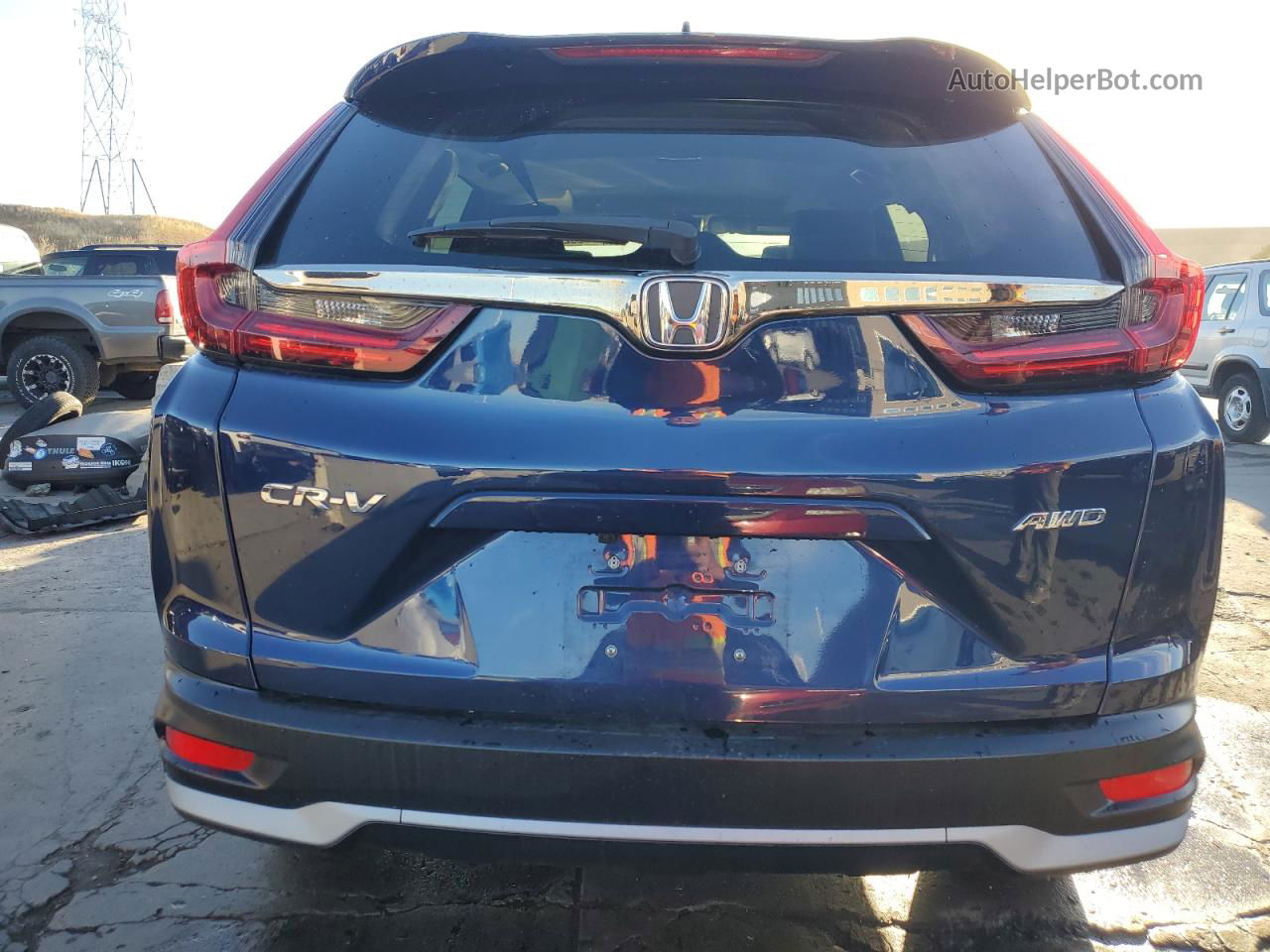 2020 Honda Cr-v Exl Blue vin: 5J6RW2H8XLA005436