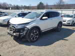 2017 Honda Cr-v Touring White vin: 5J6RW2H93HL001698