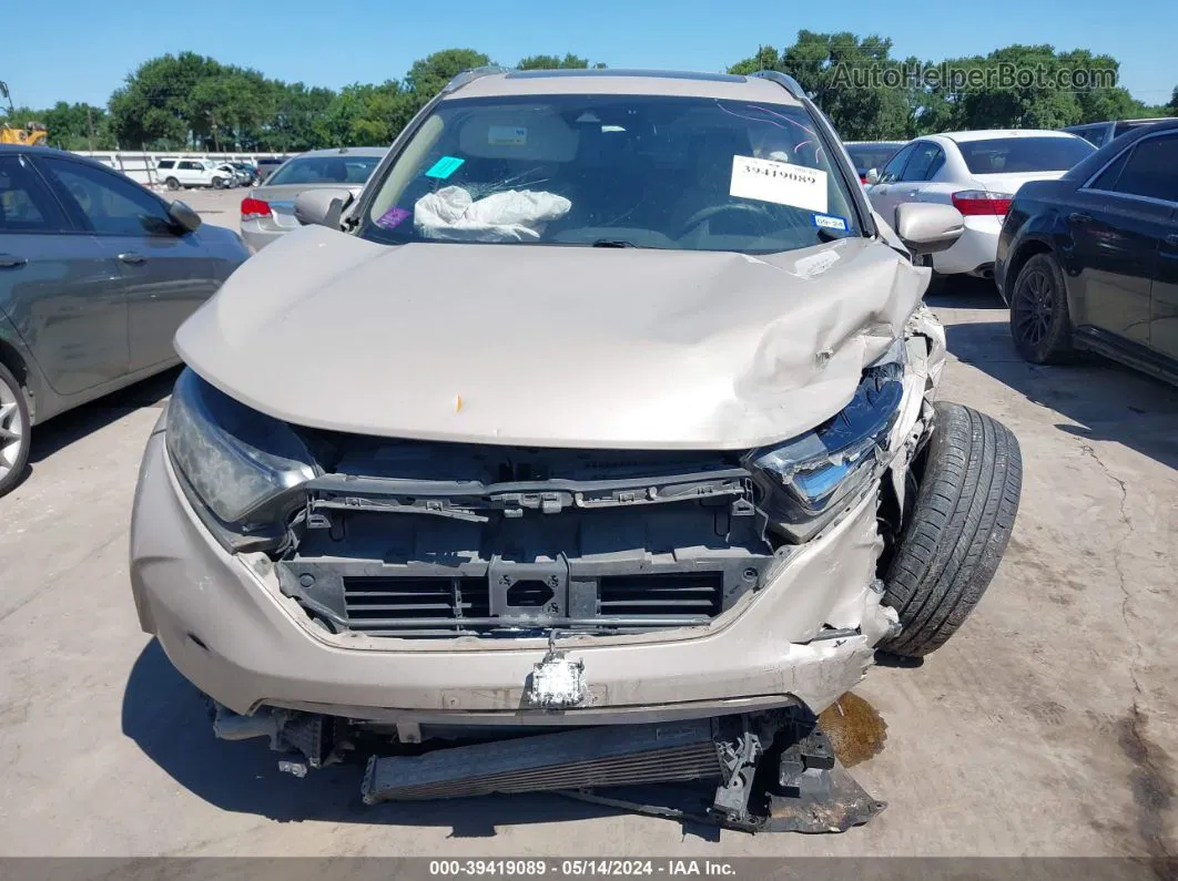 2017 Honda Cr-v Touring Brown vin: 5J6RW2H94HL064597