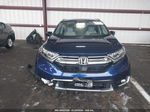 2017 Honda Cr-v Touring Blue vin: 5J6RW2H95HL067024