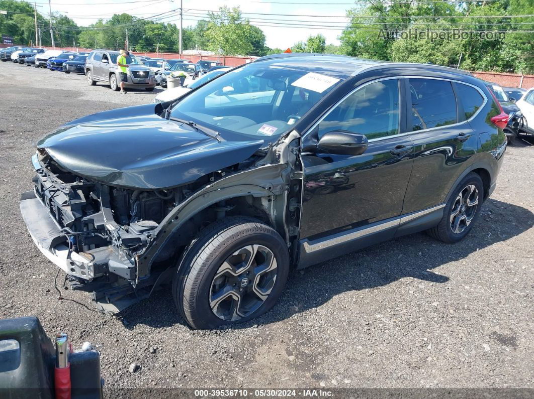 2017 Honda Cr-v Touring Black vin: 5J6RW2H96HL013053