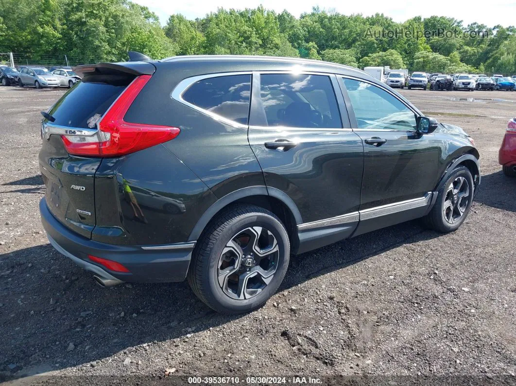 2017 Honda Cr-v Touring Black vin: 5J6RW2H96HL013053