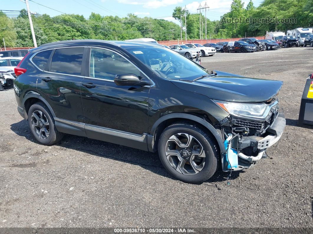 2017 Honda Cr-v Touring Black vin: 5J6RW2H96HL013053