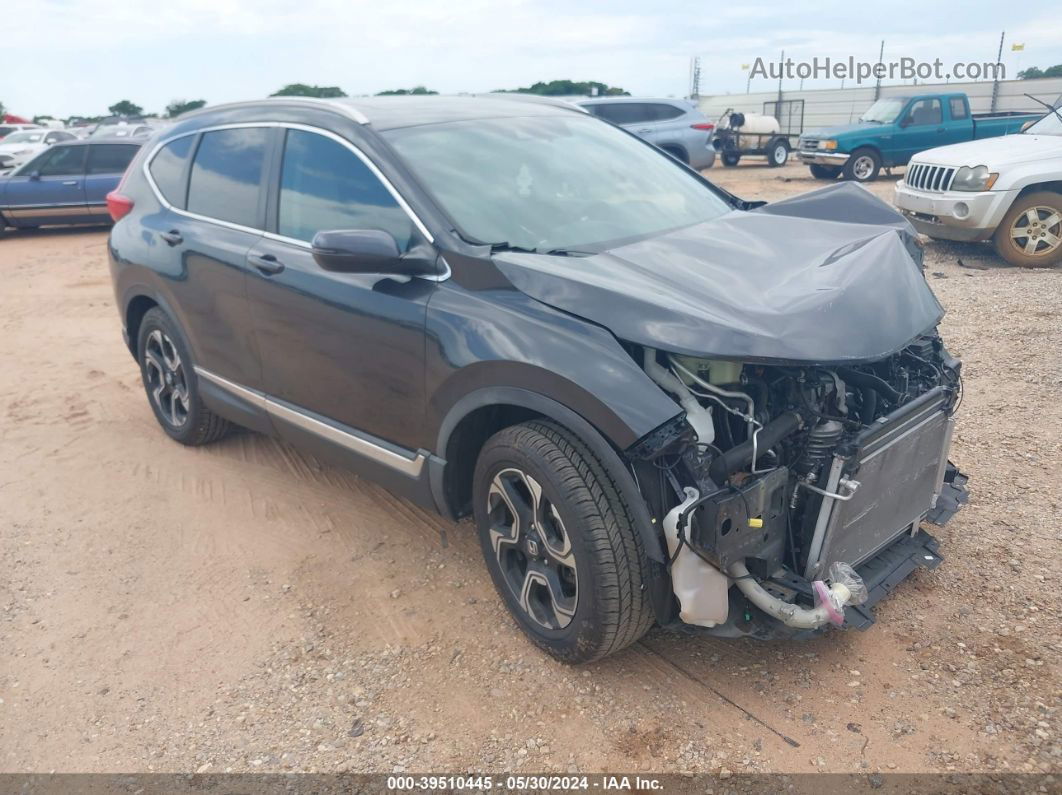 2017 Honda Cr-v Touring Black vin: 5J6RW2H97HL000957