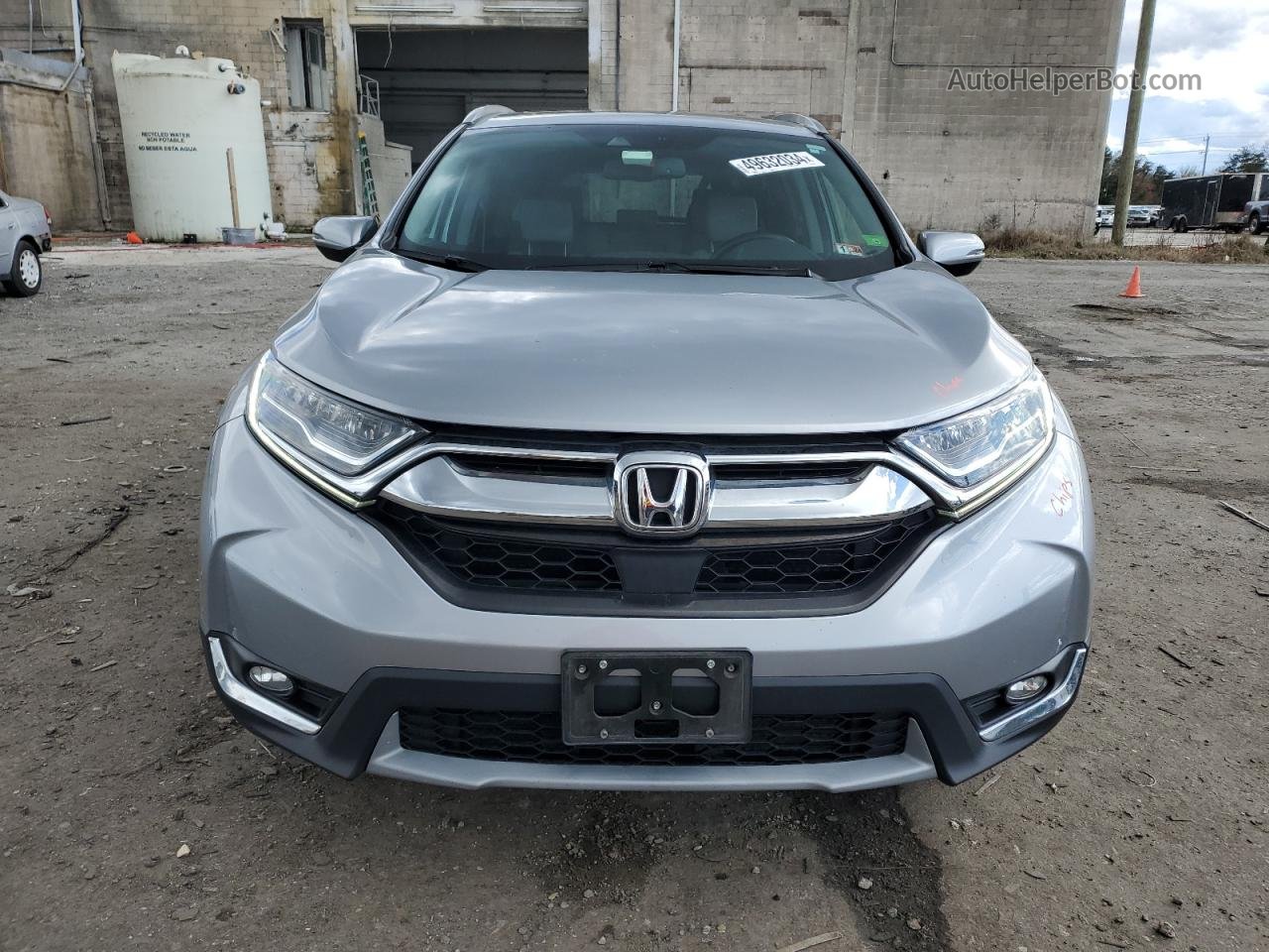 2017 Honda Cr-v Touring Silver vin: 5J6RW2H98HL000417