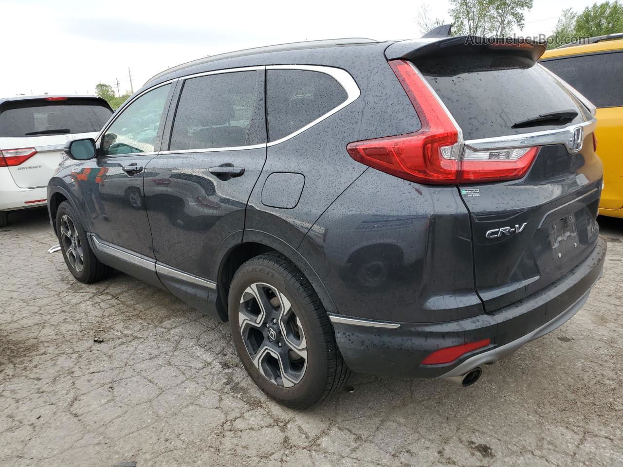 2017 Honda Cr-v Touring Синий vin: 5J6RW2H99HL005481