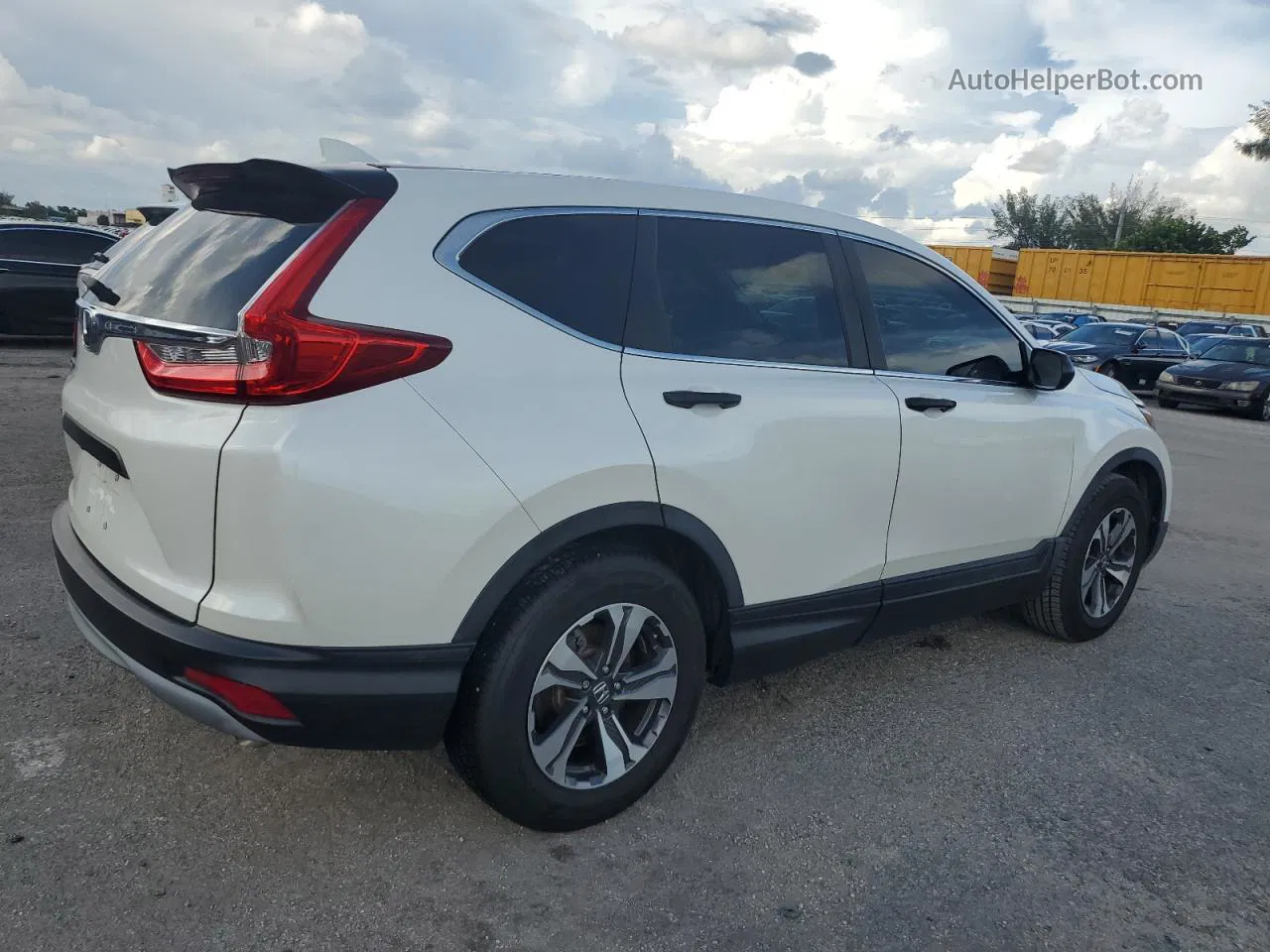 2017 Honda Cr-v Lx White vin: 5J6RW5H31HL004810