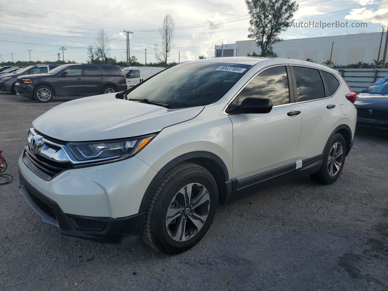 2017 Honda Cr-v Lx White vin: 5J6RW5H31HL004810