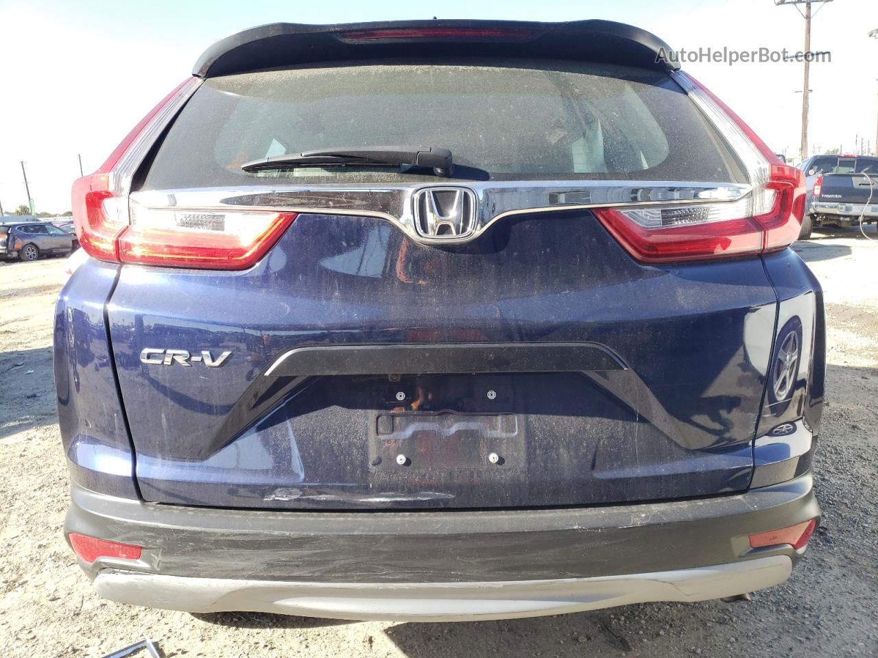 2019 Honda Cr-v Lx Blue vin: 5J6RW5H32KL003589