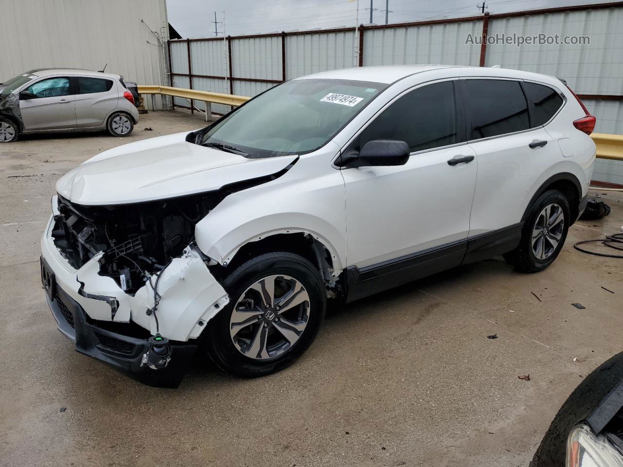 2017 Honda Cr-v Lx White vin: 5J6RW5H33HL002833