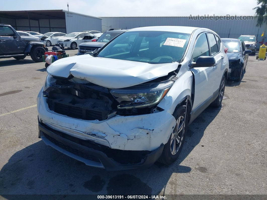 2019 Honda Cr-v Lx White vin: 5J6RW5H33KL005206