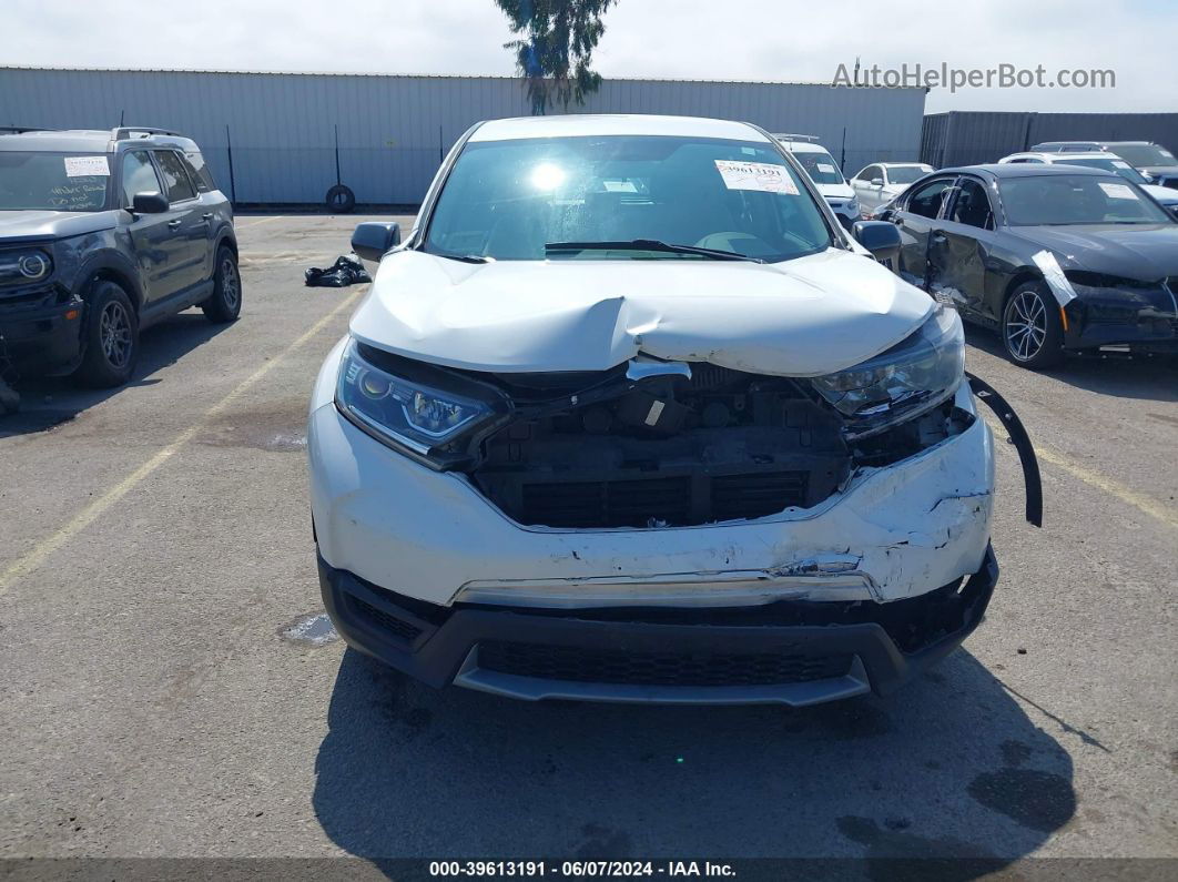 2019 Honda Cr-v Lx White vin: 5J6RW5H33KL005206