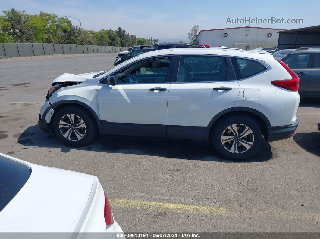 2019 Honda Cr-v Lx White vin: 5J6RW5H33KL005206