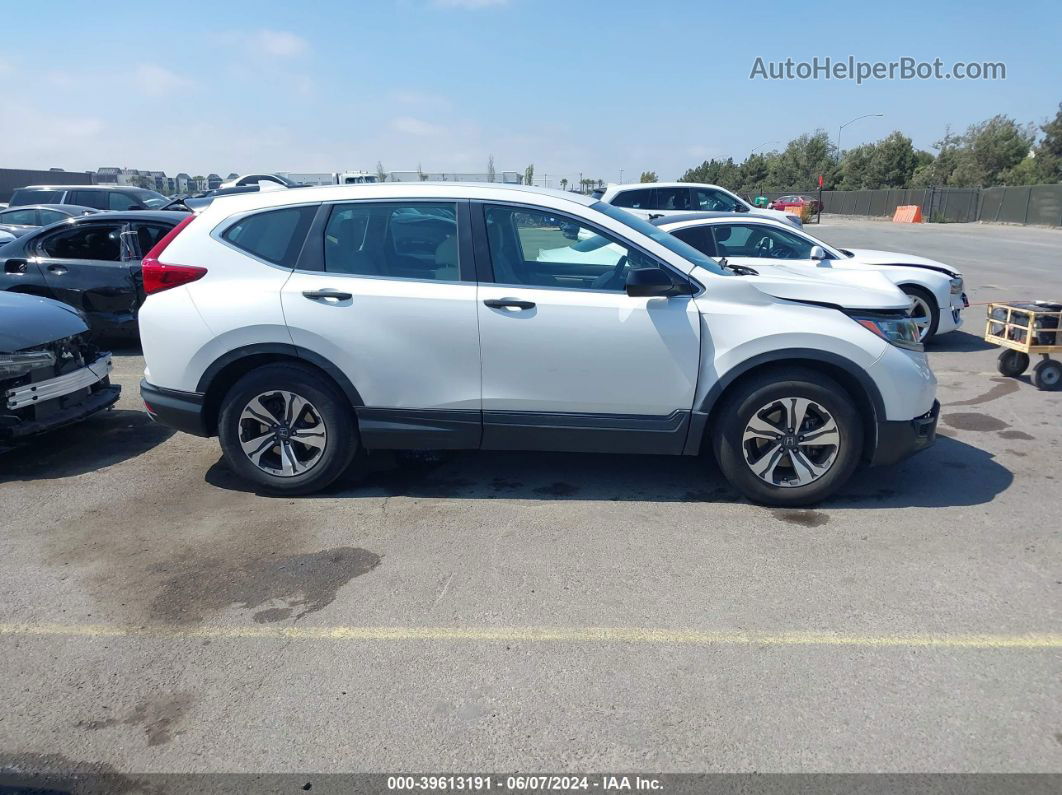 2019 Honda Cr-v Lx White vin: 5J6RW5H33KL005206