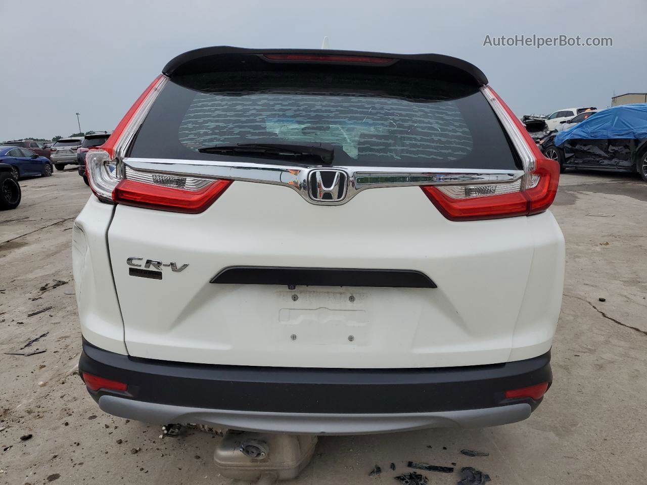 2017 Honda Cr-v Lx White vin: 5J6RW5H34HL006728