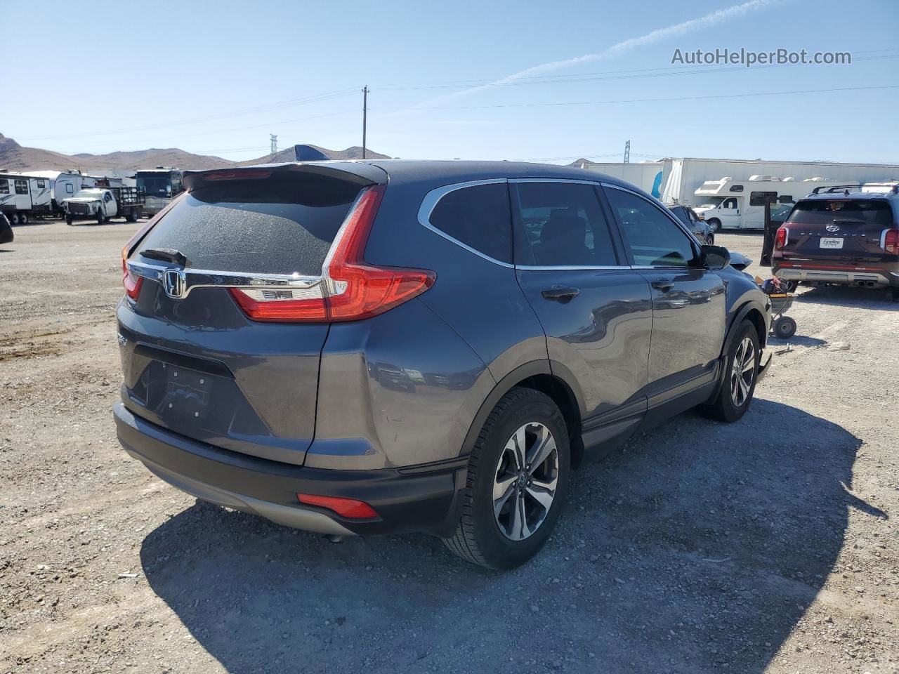 2019 Honda Cr-v Lx Gray vin: 5J6RW5H36KL004213