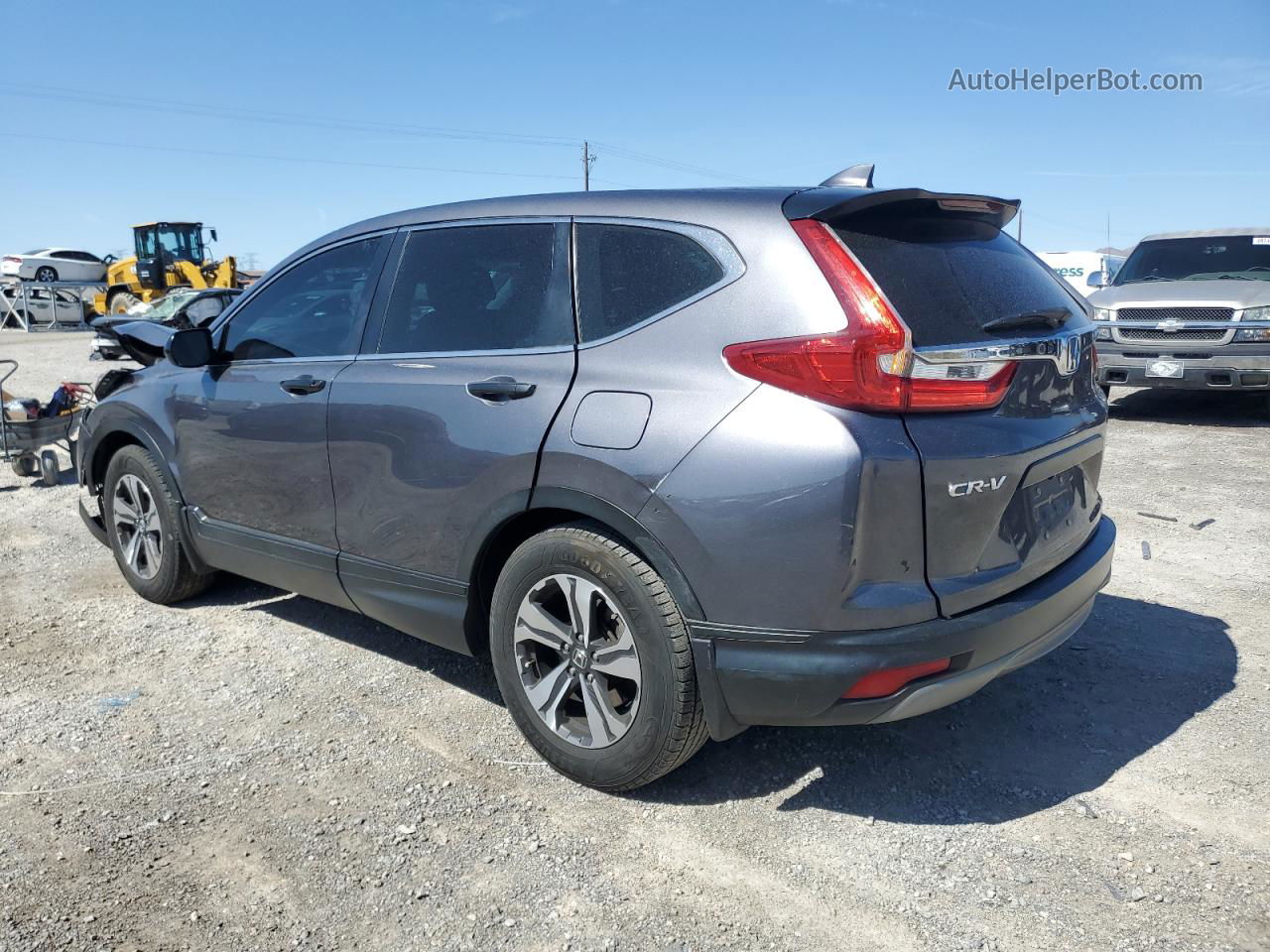 2019 Honda Cr-v Lx Gray vin: 5J6RW5H36KL004213