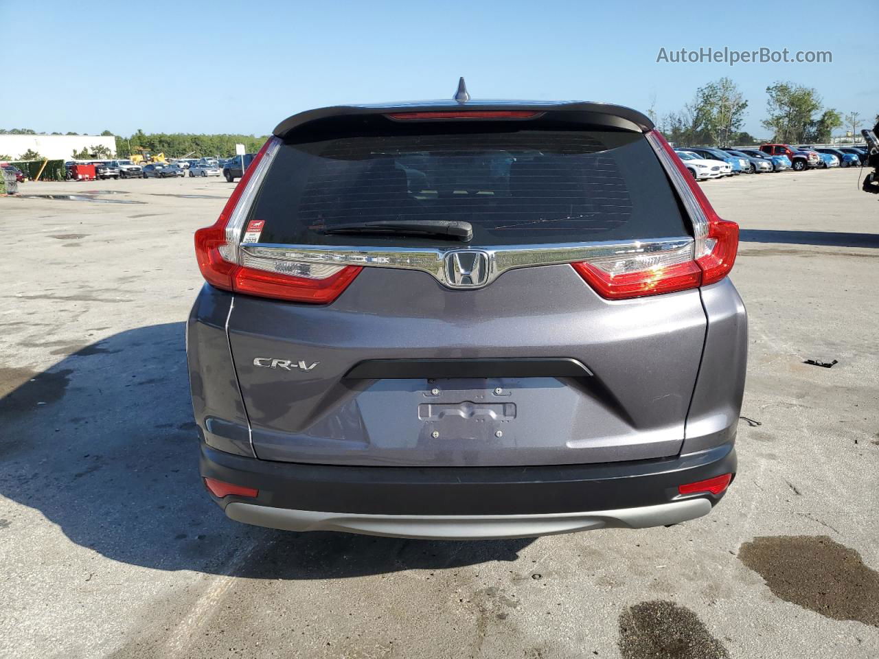 2018 Honda Cr-v Lx Gray vin: 5J6RW5H37JL003084