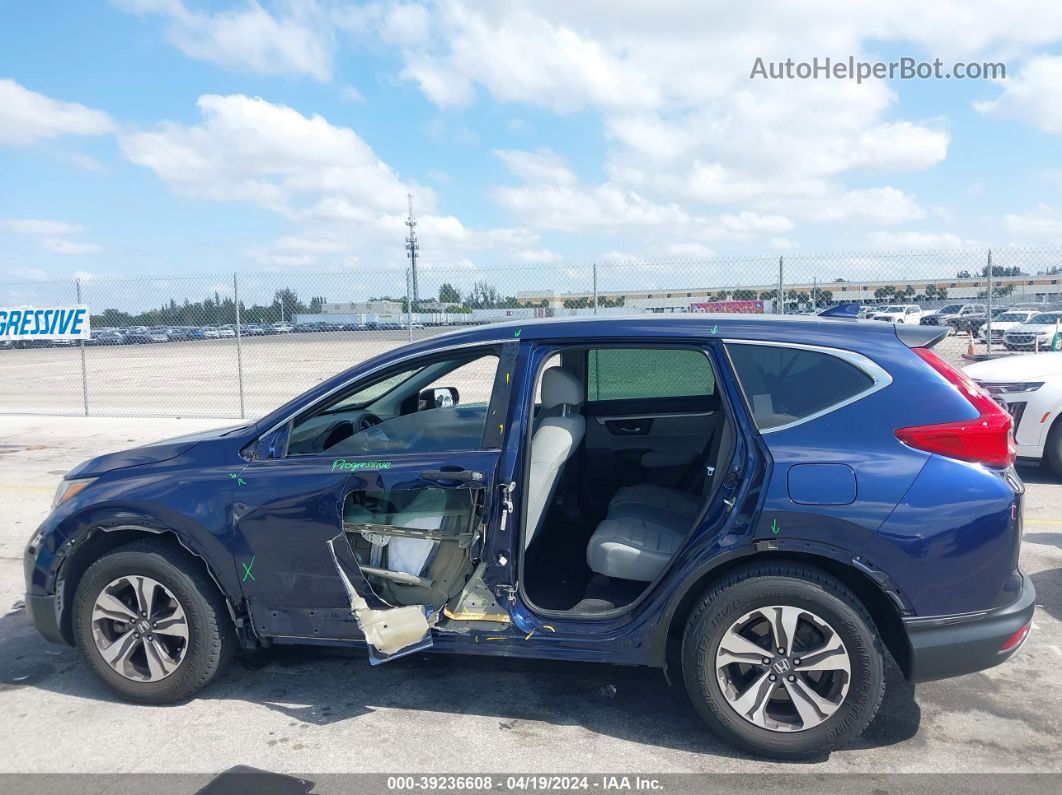 2017 Honda Cr-v Lx Синий vin: 5J6RW5H39HL003632