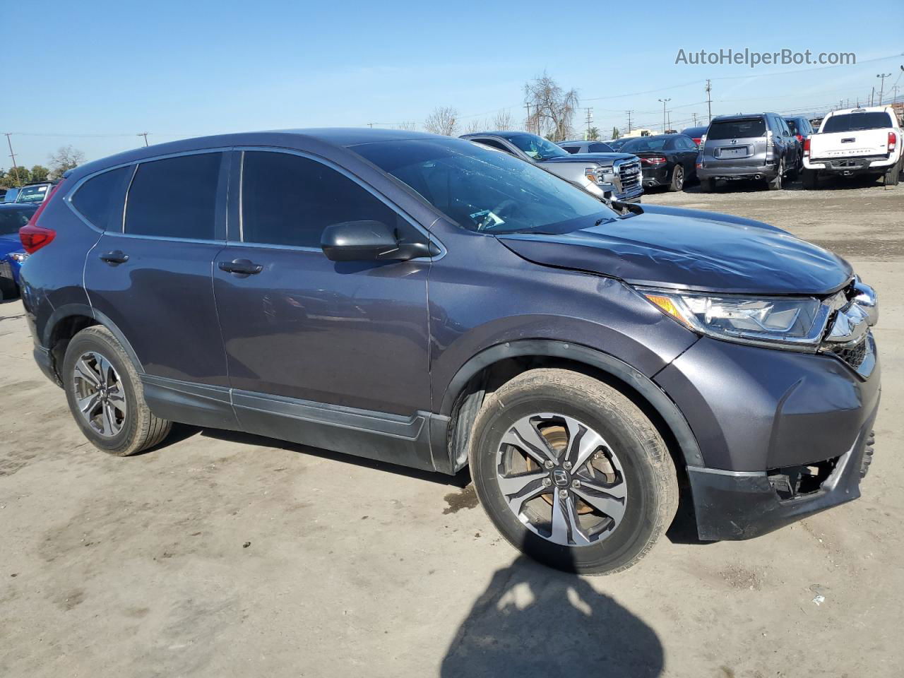 2019 Honda Cr-v Lx Black vin: 5J6RW5H39KL002410