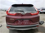 2019 Honda Cr-v Lx Burgundy vin: 5J6RW5H39KL003525