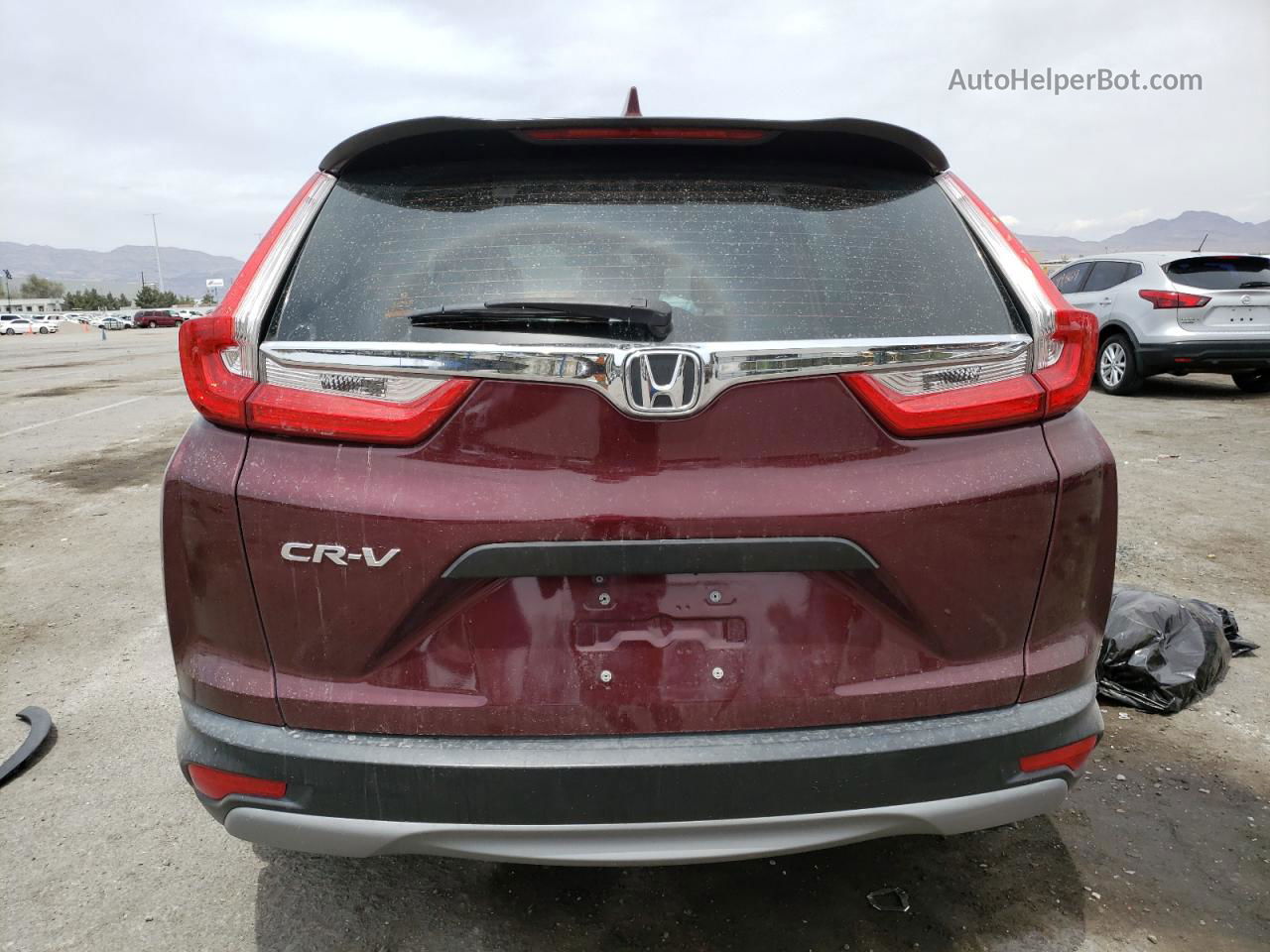 2019 Honda Cr-v Lx Burgundy vin: 5J6RW5H39KL003525