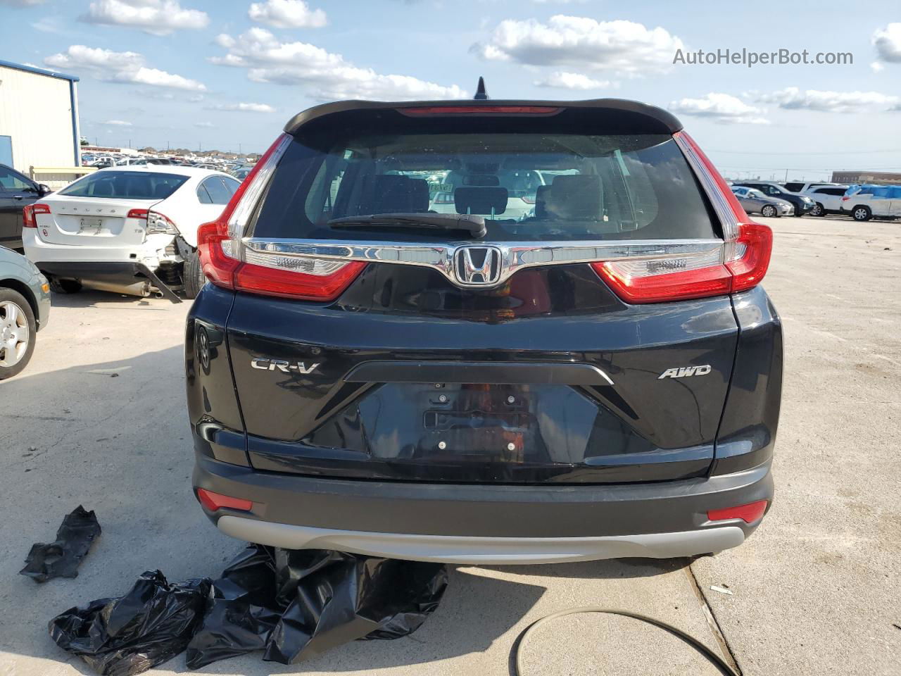 2019 Honda Cr-v Lx Black vin: 5J6RW6H30KL001216