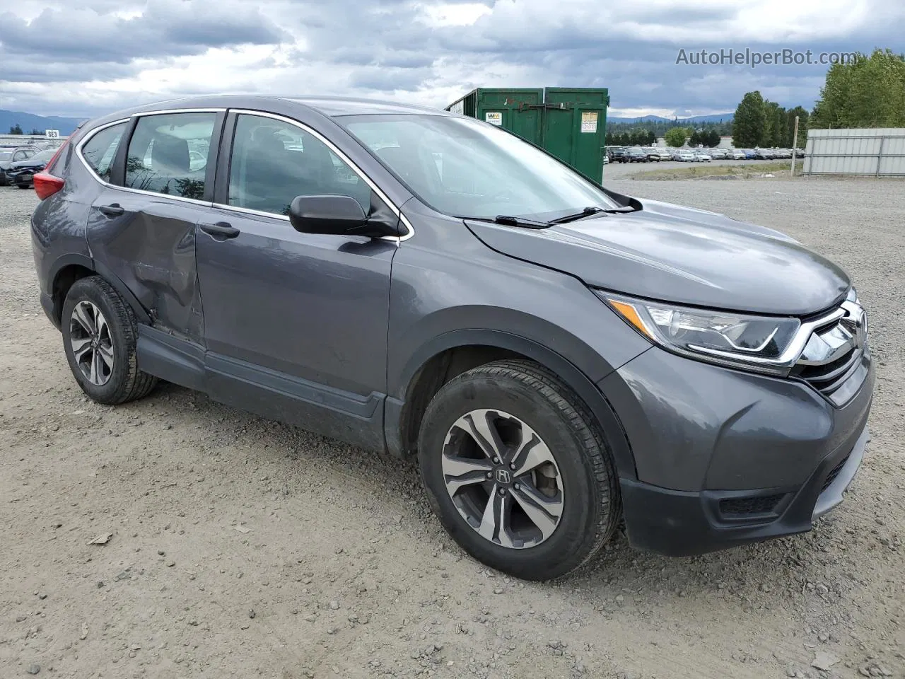 2019 Honda Cr-v Lx Charcoal vin: 5J6RW6H31KL000205