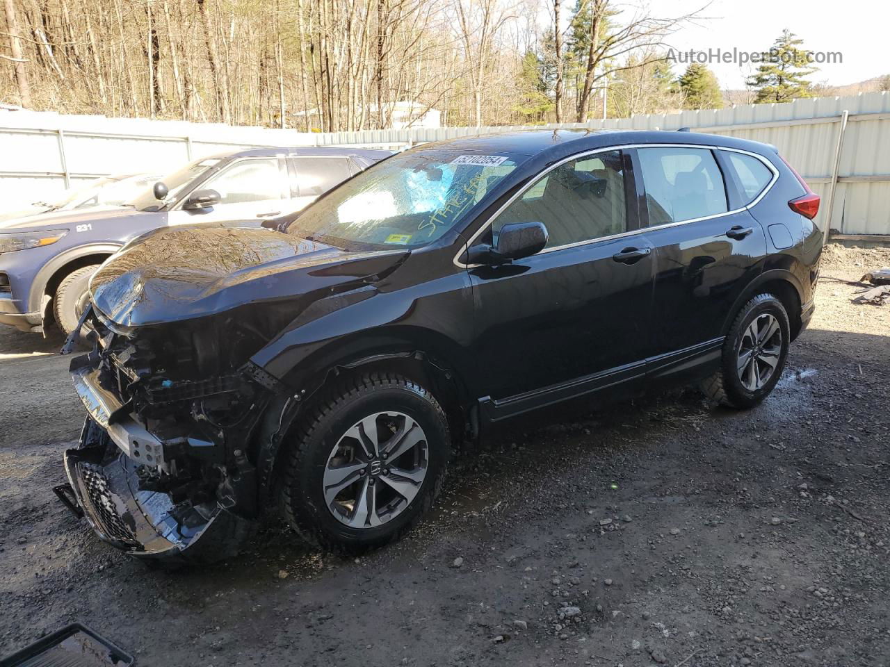 2017 Honda Cr-v Lx Black vin: 5J6RW6H33HL002501