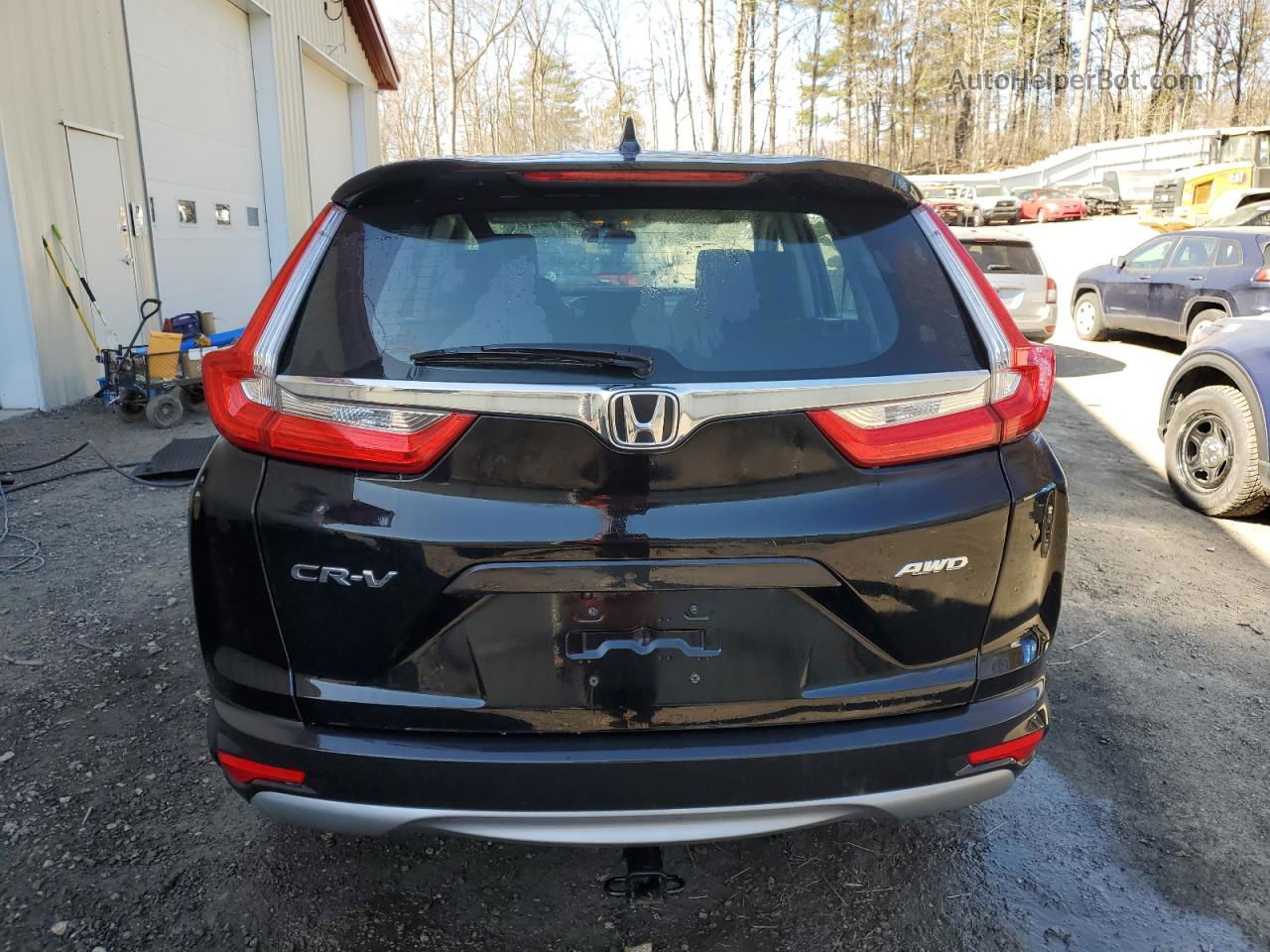 2017 Honda Cr-v Lx Черный vin: 5J6RW6H33HL002501